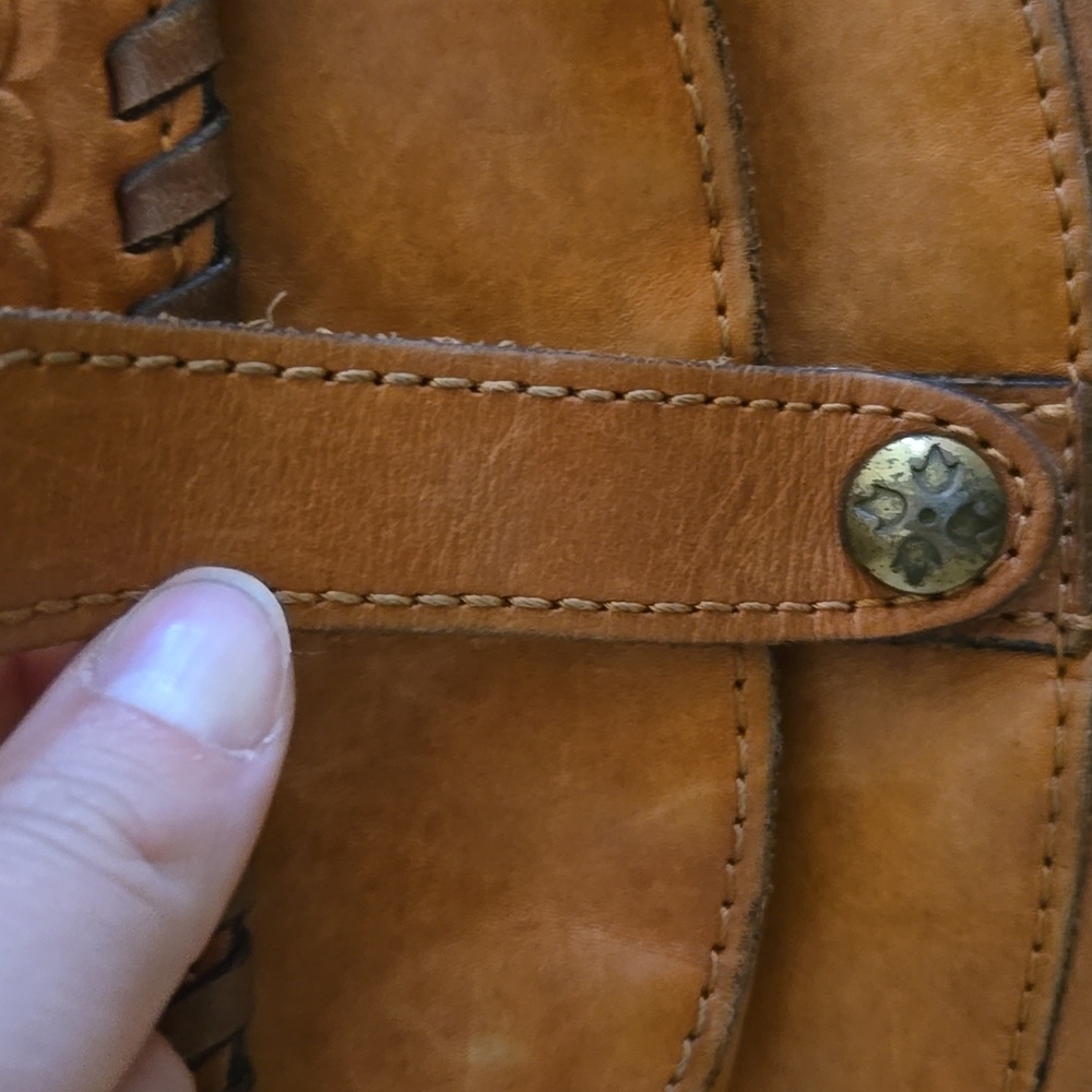 Patricia Nash Leather Satchel Bag - Picture 2 of 12